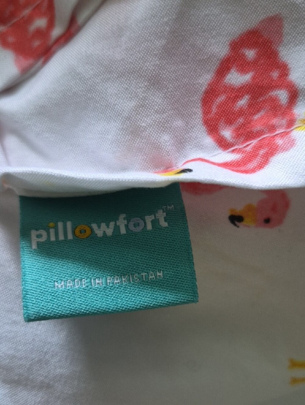 Pillowfort Pink Flamingo Print Sheet - Pink on White - Picture 2 of 2